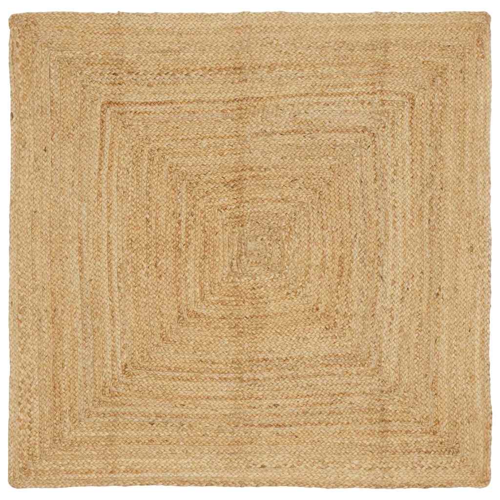 Tappeto Beige 160 x 160 cm Juta 42010397