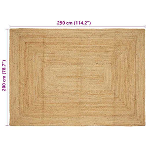 Tappeto Beige 200 x 290 cm Juta 42010399
