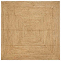 Tappeto Beige 240 x 240 cm Juta 42010400