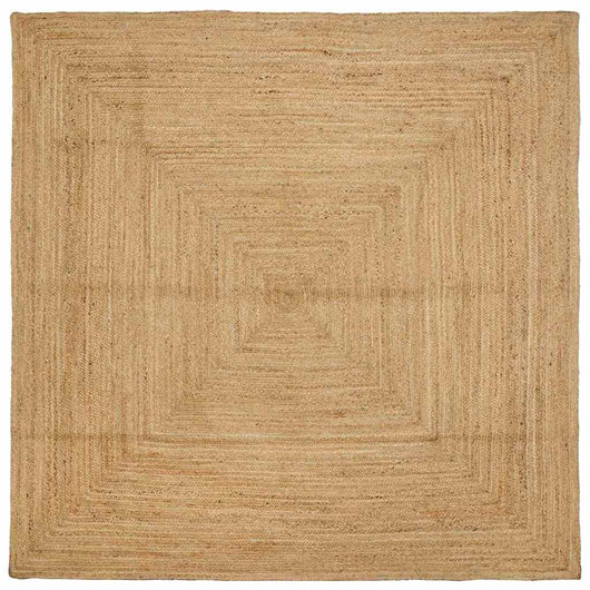 Tappeto Beige 240 x 240 cm Juta 42010400