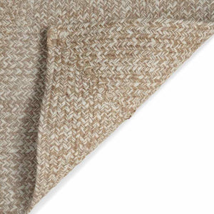 Tappeto Intreccio a cesto Naturale e bianco 200 x 290 cm Juta 42010483