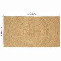 Tappeto Marrone 80 x 150 cm Juta 42010513