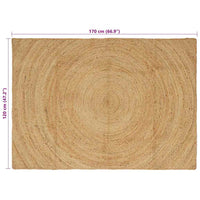 Tappeto Marrone 120 x 170 cm Juta 42010520