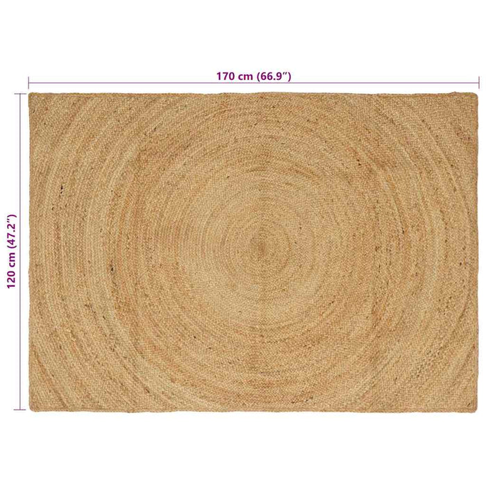 Tappeto Marrone 120 x 170 cm Juta 42010520