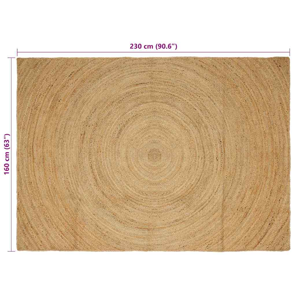 Tappeto Marrone 160 x 230 cm Juta 42010523