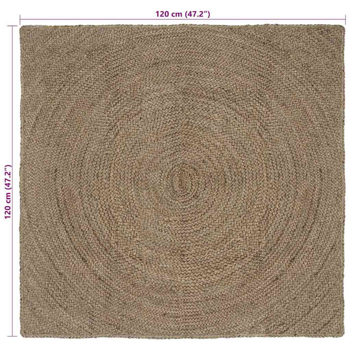 Tappeto Grigio 120 x 120 cm Juta 42010540