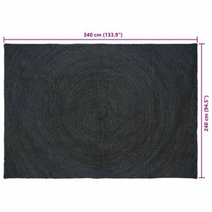 Tappeto Grigio scuro 240 x 340 cm Juta 42010569