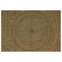 Tappeto Naturale e Nero 240 x 340 cm Juta 42010749
