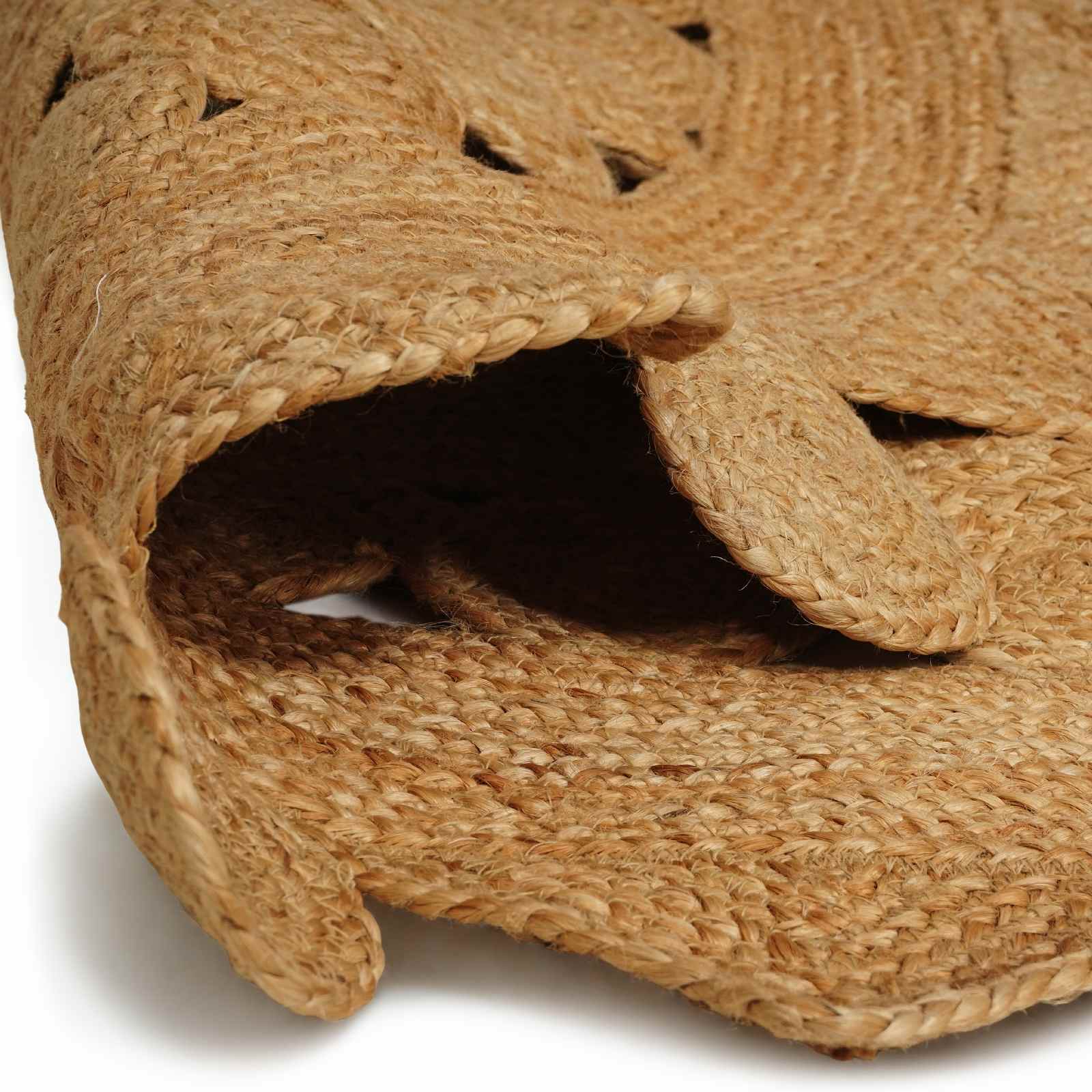 Tappeto Marrone Ø 180 cm Juta 42010818