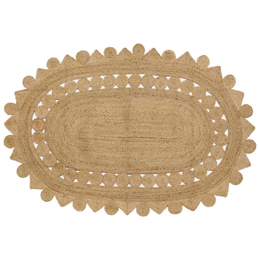 Tappeto Beige 205 x 305 cm Juta 42010824