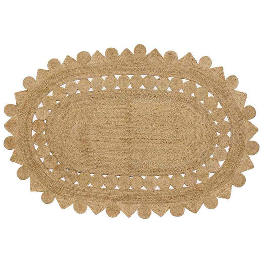 Tappeto Beige 205 x 305 cm Juta 42010824