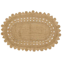 vidaXL Tappeto Beige 205 x 305 cm Juta