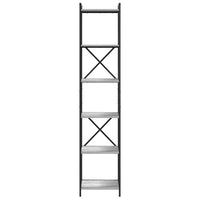 vidaXL Libreria Grigio sonoma 40 x 30 x 188 cm Legno multistrato