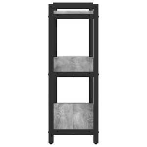 vidaXL Libreria Grigio sonoma 60 x 30 x 83 cm Legno multistrato