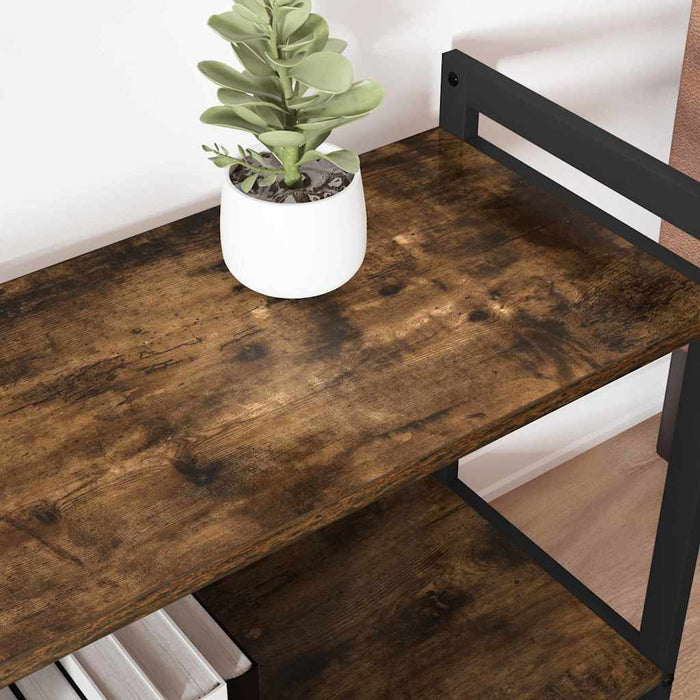 vidaXL Libreria Rovere fumo 60 x 30 x 48.5 cm Legno multistrato