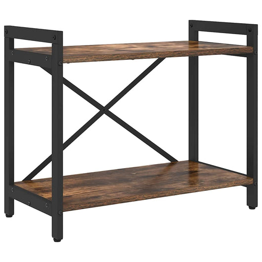 vidaXL Libreria Rovere fumo 60 x 30 x 48.5 cm Legno multistrato