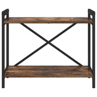 vidaXL Libreria Rovere fumo 60 x 30 x 48.5 cm Legno multistrato