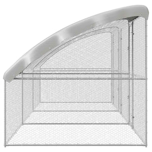 Gabbia per polli Argento 600 x 200 x 198.5 cm Acciaio zincato 3381108