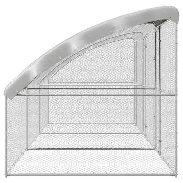 Gabbia per polli Argento 600 x 200 x 198.5 cm Acciaio zincato 3381108