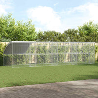 Gabbia per polli Argento 800 x 200 x 198.5 cm Acciaio zincato 3381109