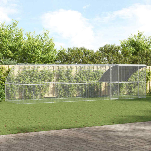 Gabbia per polli Argento 800 x 200 x 198.5 cm Acciaio zincato 3381111