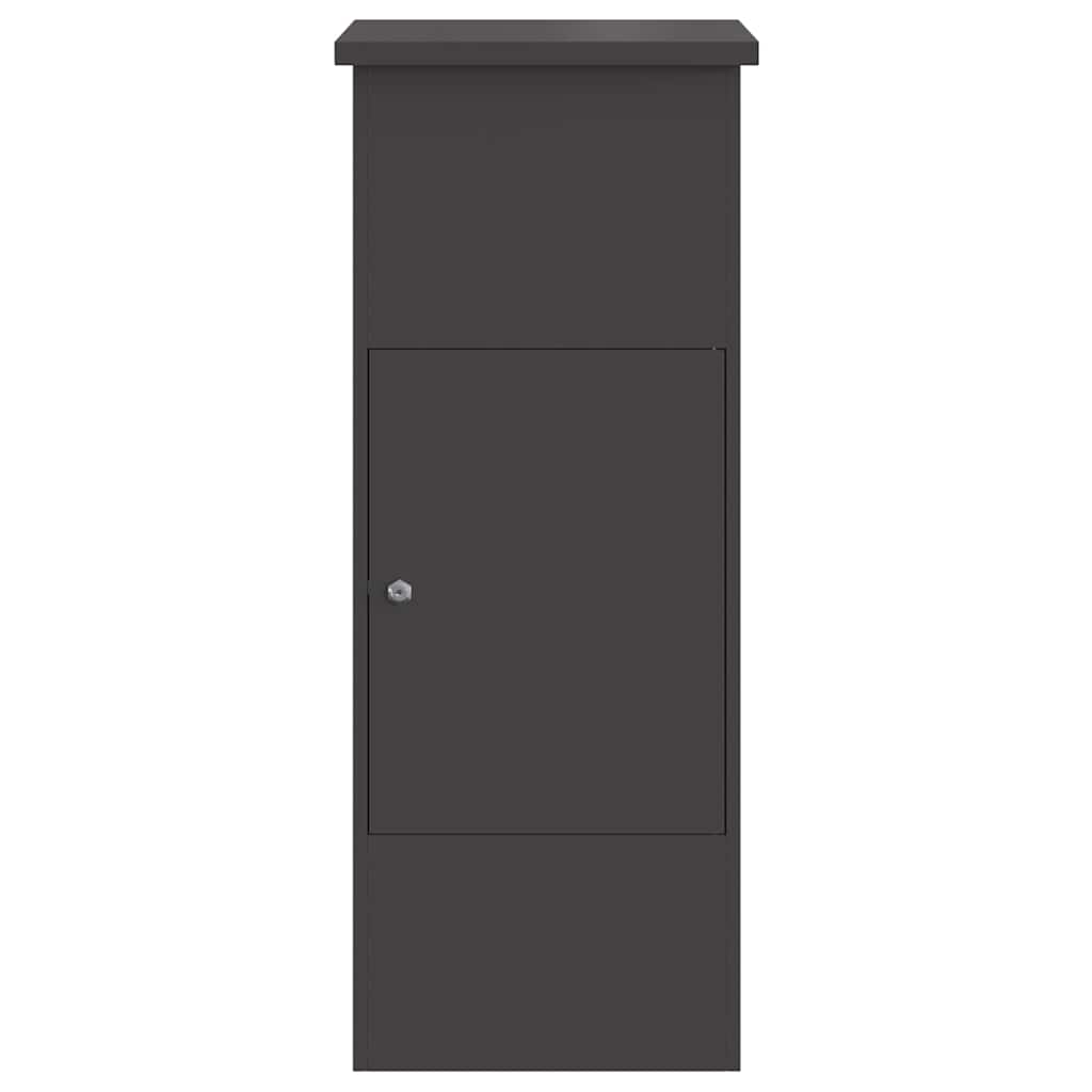 Cassetta per pacchi Nero 44.5 x 29 x 110.5 cm Acciaio 874926