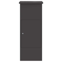 Cassetta per pacchi Nero 44.5 x 29 x 110.5 cm Acciaio 874926