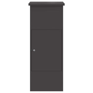 Cassetta per pacchi Nero 44.5 x 29 x 110.5 cm Acciaio 874926