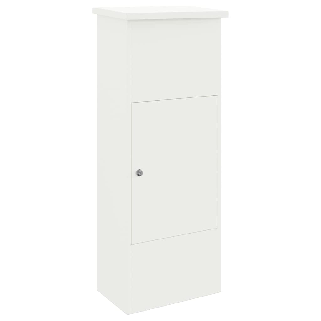 Cassetta per pacchi Bianco 44.5 x 29 x 110.5 cm Acciaio 874927