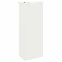 Cassetta per pacchi Bianco 44.5 x 29 x 110.5 cm Acciaio 874927