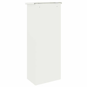 Cassetta per pacchi Bianco 44.5 x 29 x 110.5 cm Acciaio 874927