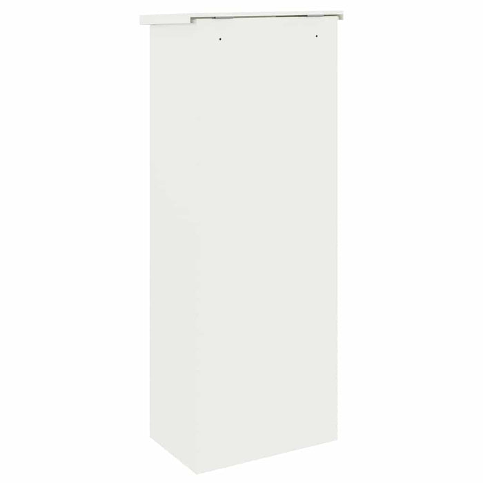 Cassetta per pacchi Bianco 44.5 x 29 x 110.5 cm Acciaio 874927