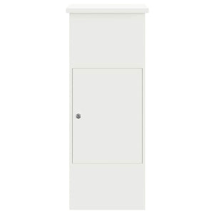 Cassetta per pacchi Bianco 44.5 x 29 x 110.5 cm Acciaio 874927