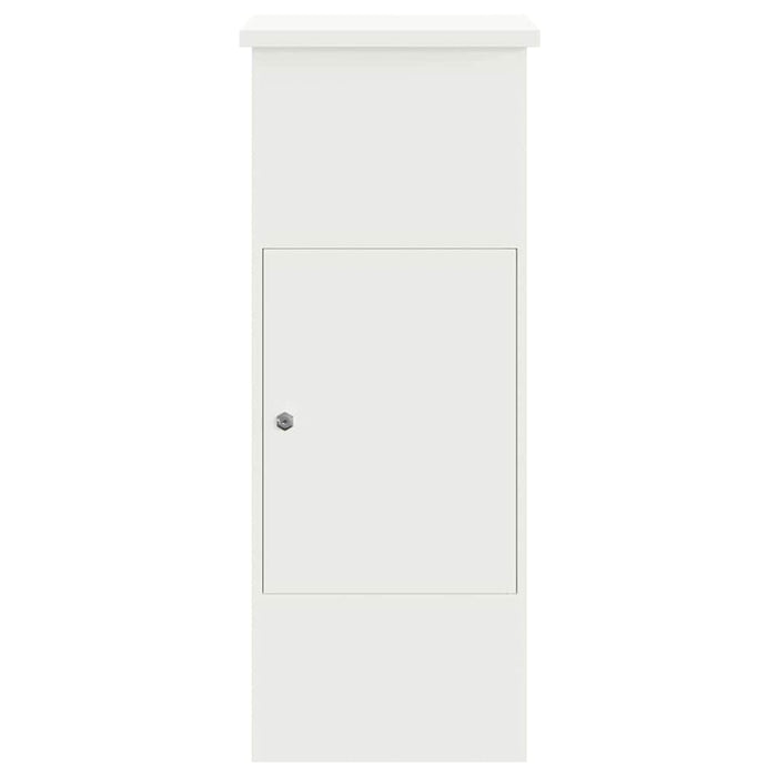 Cassetta per pacchi Bianco 44.5 x 29 x 110.5 cm Acciaio 874927