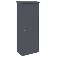 vidaXL Cassetta per pacchi Antracite 44.5 x 29 x 110.5 cm Acciaio