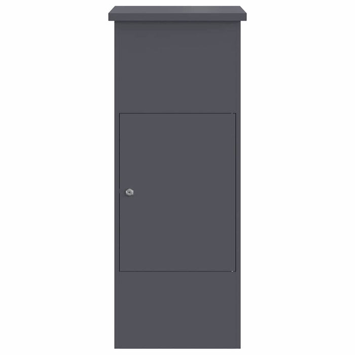 vidaXL Cassetta per pacchi Antracite 44.5 x 29 x 110.5 cm Acciaio