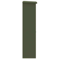 vidaXL Cassetta per pacchi Oliver verde 44.5 x 29 x 110.5 cm Acciaio