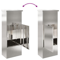 Cassetta per pacchi Nero 44.5 x 29 x 110.5 cm 874930