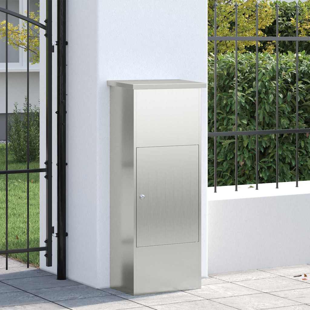 Cassetta per pacchi Nero 44.5 x 29 x 110.5 cm Acciaio zincato 874931