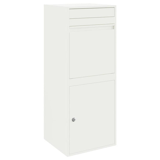 Cassetta per pacchi Bianco 41 x 38 x 103 cm Acciaio 874934