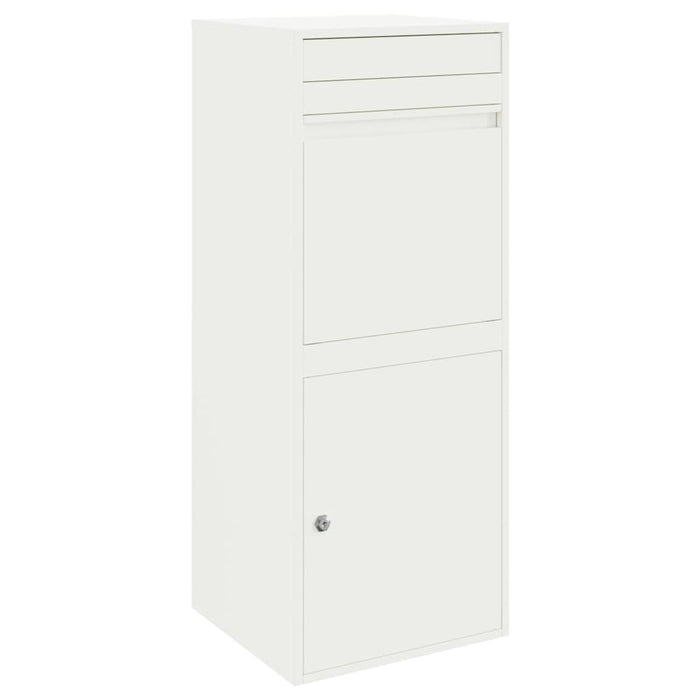 Cassetta per pacchi Bianco 41 x 38 x 103 cm Acciaio 874934