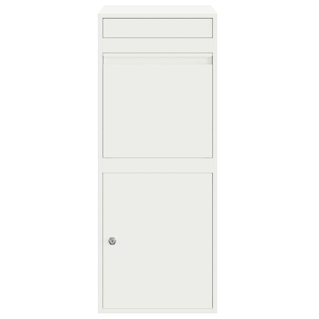 Cassetta per pacchi Bianco 41 x 38 x 103 cm Acciaio 874934
