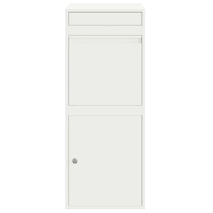 Cassetta per pacchi Bianco 41 x 38 x 103 cm Acciaio 874934