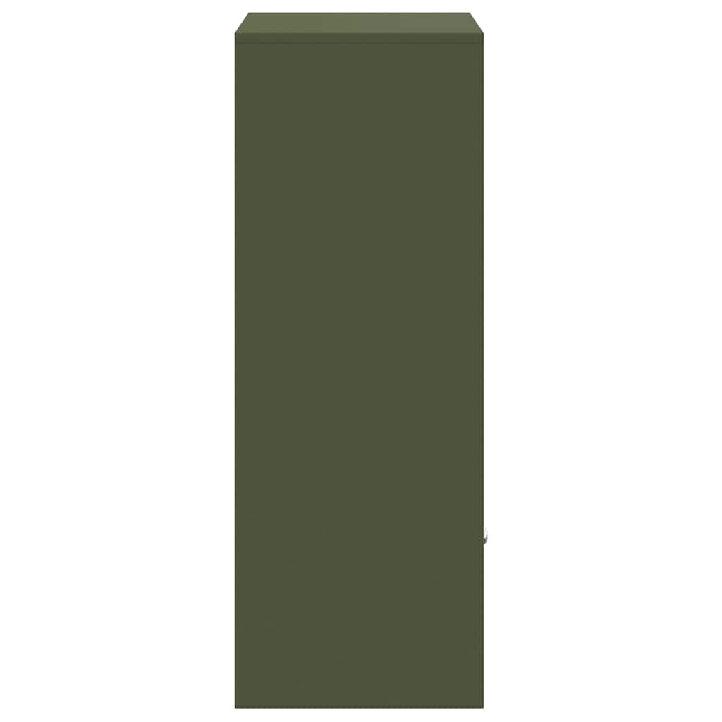 vidaXL Cassetta per pacchi Oliver verde 41 x 38 x 103 cm Acciaio