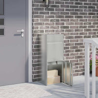 Cassetta per pacchi Nero 41 x 38 x 103 cm Acciaio zincato 874938