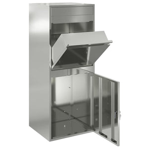 Cassetta per pacchi Nero 41 x 38 x 103 cm Acciaio zincato 874938