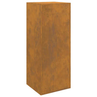 Cassetta per pacchi Ruggine 41 x 38 x 103 cm acciaio corten 874939