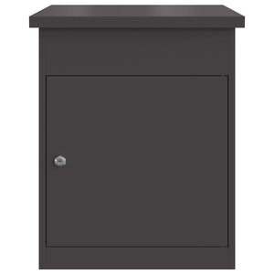 Cassetta per pacchi Nero 44 x 35 x 59 cm Acciaio 874940