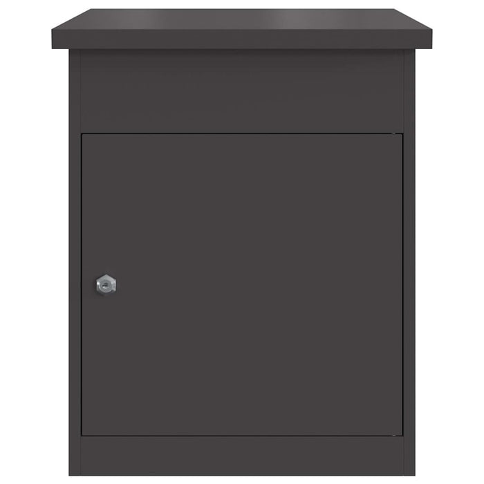 Cassetta per pacchi Nero 44 x 35 x 59 cm Acciaio 874940