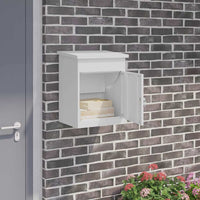 Cassetta per pacchi Bianco 44 x 35 x 59 cm Acciaio 874941